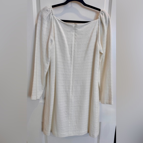 Veronica Beard White Long Sleeve Dress - Picture 4 of 4